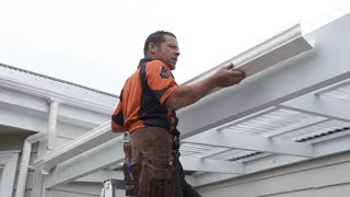 How to Install Guttering  Mitre 10 Easy As DIY [upl. by Eirellam120]