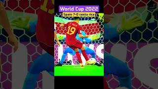 Spain 🇪🇸 vs Costa Rica 🇨🇷 FIFA World Cup 2022 Match Highlights football shorts viral 🤩🤩😱😱 [upl. by Karney]