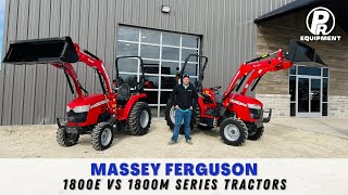 Massey Ferguson  1800E vs 1800M [upl. by Minica]