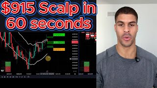 I made 915 in 60 seconds scalping [upl. by Hamish]