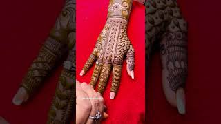 Beautiful Bridal Mehndi Back Hand bridalmehndi dulhanmehndi mehndi henna backhandmehndi art [upl. by Levi]