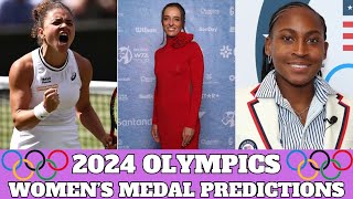 2024 Olympics  Womens Tennis Medal Predictions [upl. by Grimbald]