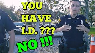 COP TRIES TO ID ME BIG FAIL First Amendment Audit Fail 3 Cops OWNED [upl. by Eardnaed]