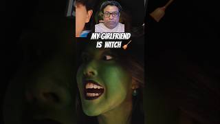 MY GIRLFRIEND IS WITCH 🧹REACTION AlanChikinChow shorts halloween story drama witch viral [upl. by Rumery]