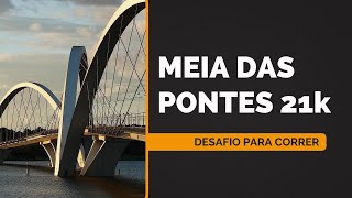 Fizemos a Meia das Pontes 2024  21 km na chuva [upl. by Binnings]