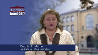 Connie A Martin  Lowell School Committee Candidate [upl. by Gemina]