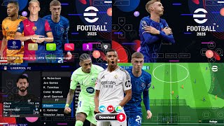 eFootball PES 2025 PPSSPP ORIGINAL ISO  PES 2025 PSP FULL KITS 25 amp TRANSFERS 4K GRAPHICS [upl. by Nayek]