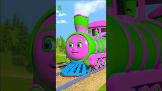 Wheels on the Train shorts nurseryrhymes babysongs littletreehouse youtubekids traincartoon [upl. by Nwad]