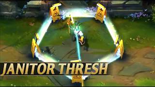 JANITOR THRESH amp ATTORNEY AZIR NEW SKINS PREVIEW  League of Legends [upl. by Asiar]