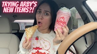 Trying Arby’s NEW Items [upl. by Hsepid]