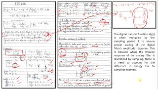 Lecture 16 IIR Filter Design by using impulse invariant method [upl. by Ierdna62]