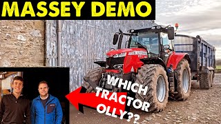 OLLY BLOGS PICKS OUR NEW TRACTOR  ANOTHER DEMO TRACTOR  LAST OF THE BARLEY CRAWFORDFARMS 166 [upl. by Abran]