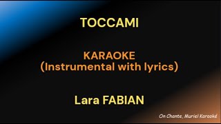 TOCCAMI Karaoke Lara FABIAN HQ [upl. by Ellinger]