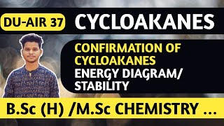 CYCLOAKANES CONFORMATION OF CYCLOHEXANE ENERGY DIAGRAM STABILITY ORDER BSC CHEMISTRY [upl. by Ultann384]