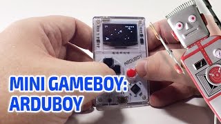 MINI GAMEBOY THE ARDUBOY working miniature console [upl. by Polky433]