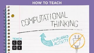 Unplugged Lesson in Action  Computational Thinking [upl. by Ecnirp254]