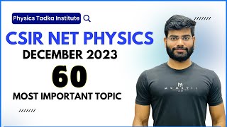 csir net jrf physics december 2023 most important topic [upl. by Nitsir]