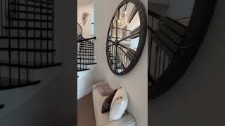 LARGE MIRROR CLOCK  WALL INTERIOR DESIGN  ENTRY WAY DESIGN  MIRRORS [upl. by Ridglee402]