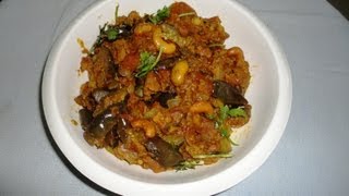 How to Cook Easy Brinjal pakoda curry వంకాయ పకోడీ కూర   by Attamma TV [upl. by Bonnes]