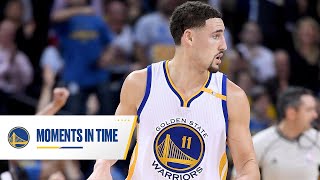 Tissot Moments in Time  Klay Thompson Scores 60 Points on 11 Dribbles  Dec 5 2016 [upl. by Dallas870]