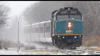 VIA Rail 72 6457 ChathamKent On Nov 30 24 [upl. by Romain]