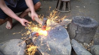 Could this be the milestone of destruction Forging a Socket Axe iron Age [upl. by Eiznikcm619]