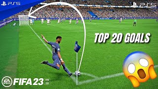 FIFA 23  TOP 20 GOALS 1  pc™ 4K60 [upl. by Dole100]