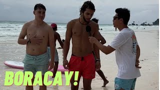 BORACAY interview  JamilTourGuide [upl. by Lewert]