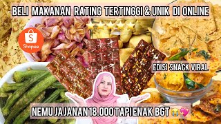 TASYI BELI MAKANAN RATING TERTINGGI amp UNIK DI ONLINE  NEMU JAJANAN 18000 TAPI ENAK BANGET😭💖 [upl. by Lorre968]