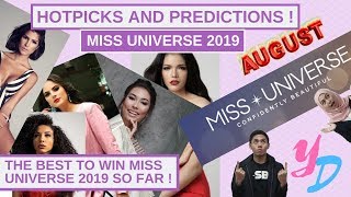 MISS UNIVERSE 2019 HOT PICKS AND FAVORITES  AUGUST UPDATES YDTalks Episode 59 [upl. by Gnohp191]