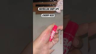 Maybelline baby lips  cherry kiss lip balm trending viralshort beauty lipswatch trandingshorts [upl. by Llednar]