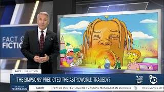 Fact or Fiction Simpsons predicted Astroworld tragedy [upl. by Supmart519]