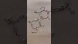 bracelets I made ⭐️ handmadejewelry smallbusiness [upl. by Adeirf]