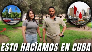 10 COSAS que hacía en CUBA que ya no hago en PERÚ [upl. by Jesher]