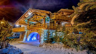 One of the Most Luxurious and Unique Ski Chalets in the Alps [upl. by Shayn128]