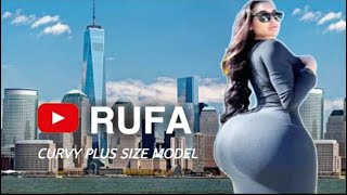 Rufa🥰Beautifull Plus Size Model amp office Worker Bio Age Career Lifestyle [upl. by Gregoor]