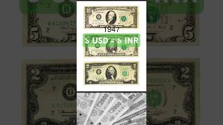 ১ USD  ১ INR in ১৯৪৭ USDtoINR shortsbangla 💲 [upl. by Nwahsyd]