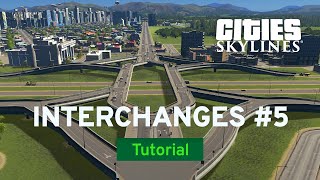 Diverging Diamond Interchange with Czardus  Tutorial  Cities Skylines [upl. by Wolfgang]