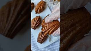 Madeleine madeleines Мадлен Сникерс 🥜🍯🍫 reels dessert рецепты food paris france ideas [upl. by Ardis]