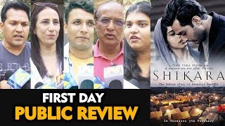 Shikara PUBLIC REVIEW  FIRST DAY  Dir Vidhu Vinod Chopra Film [upl. by Anital]