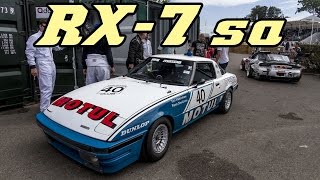 Mazda RX7 sa at Goodwood 2015 idle amp revving [upl. by Loferski564]