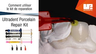 Comment utiliser le kit de reparation Ultradent™ Porcelain Repair Kit  StepbyStep [upl. by Gualterio]