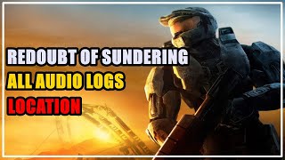 Redoubt of Sundering All Audio Logs Location Halo Infinite [upl. by Attekal]