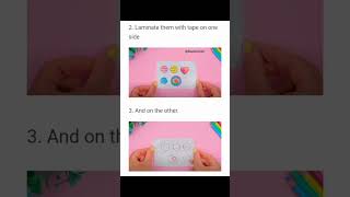 Stickers making school craft ideas craft art [upl. by Nelyk]