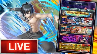 Farming Fairy Tail for a bit LIVE Grand Summoners [upl. by Justis]