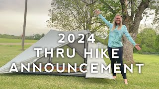 New Tent  Trail Days 2024  Thru Hike Announcement [upl. by Cohberg807]