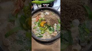 Eating Sundae Gukbap on a cold winter day is so delicious and warms your body koreanfood kfood [upl. by Tiphanie]