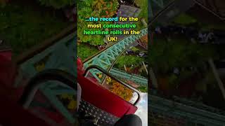 WORLDS FIRST 10 LOOPING Roller Coaster 🤫🧏‍♂️ rollercoaster inversion colossus [upl. by Odelet490]