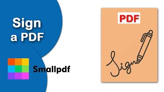 How to Sign a PDF with Smallpdf Online Free [upl. by Akenahc]