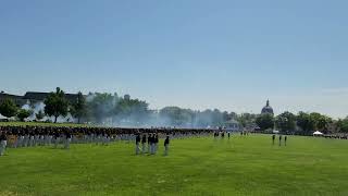 USNA Color Parade with Canonneers May 24 2023 [upl. by Lodie]